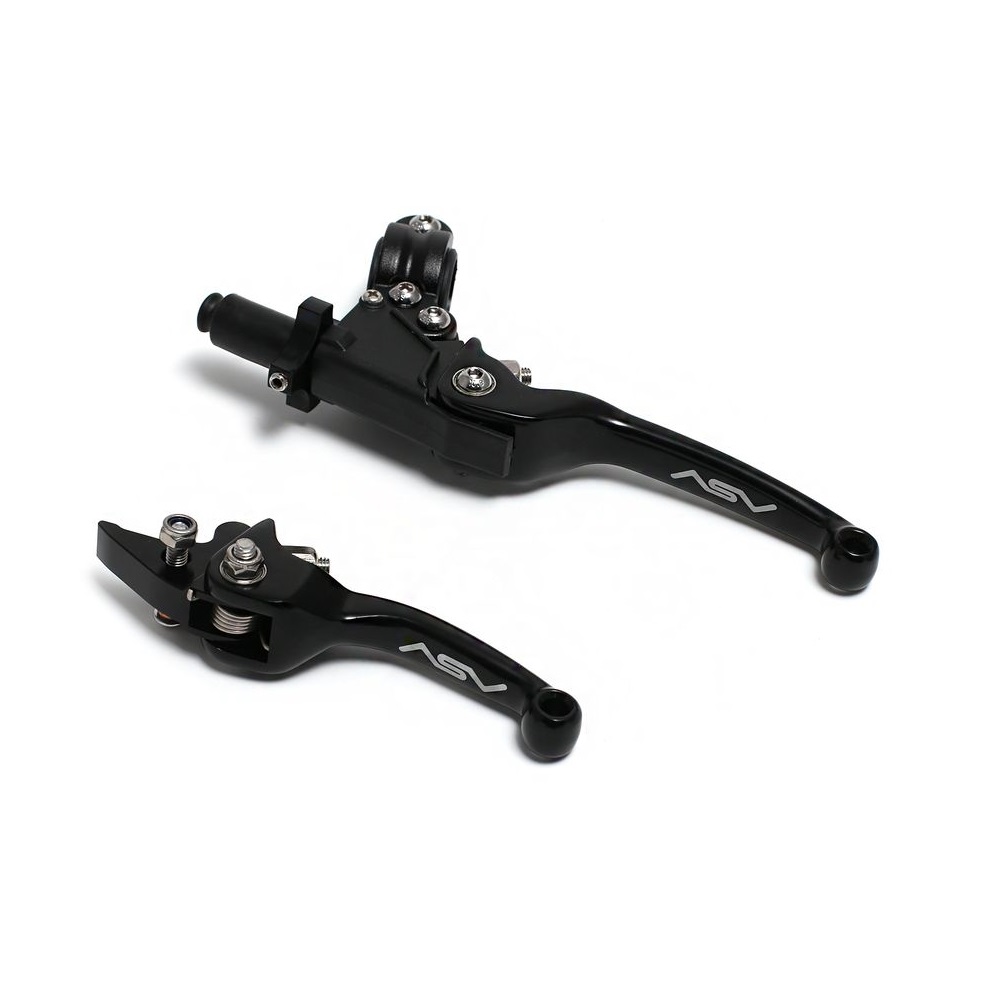 Рычаг (ручка) сцепления и тормоза ASV CNC rep. Black (комплект)