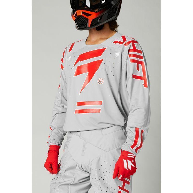 Мотоджерси Shift Black Label King Jersey Grey/Red