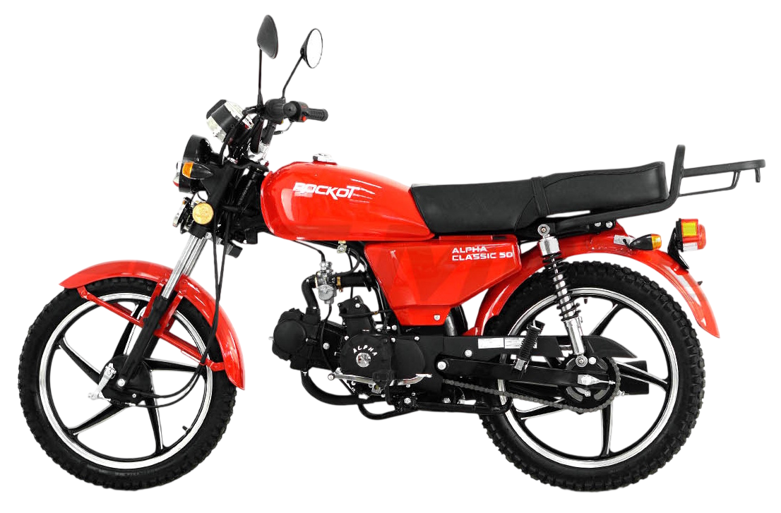Мопед ROCKOT ALPHA CLASSIC (красный глянцевый)