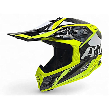 Шлем кроссовый AiM RH855 Carbon TERRAIN Black/Yellow